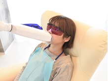 お一人様ごとの専用空間。周りを気にせずセルフホワイトニング☆