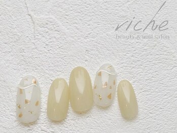 リーチェ ビューティアンドネイルサロン 大名店(Beauty&Nail Salon)/シンプルネイル♪