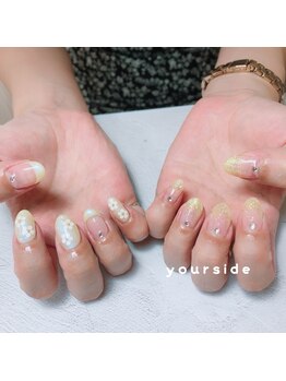 ユアサイド(yourside)/左右非対称ネイル
