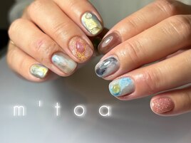 ニュアンスネイル/フィルイン