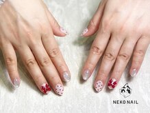 ネコ ネイル(NEKO NAIL)/バレンタインネイル
