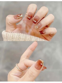 ヘブン ネイル 鶯谷(HEAVEN Nail)/先端グラデネイル