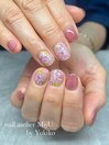 紫陽花ネイル