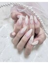 ちゅるベージュネイル☆