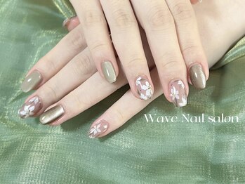 ウェーブネイルサロン'('Wave Nail salon)/持ち込みデザイン/フィルイン