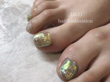 リコ ネイルアンドアイラッシュ 名古屋店(LICO NAIL&EYELASH)/◆フット　つけ放題design
