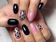 レディグリッター(Lady glitter)/シースルーBLACK