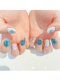 サマーネイルデザイン