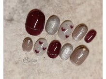 シェリエ(Cherie)/【order】ハート/ワインレッド