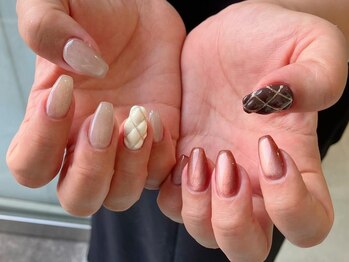 ビューティービースト フォー ネイルアンドアイラッシュ 熊本店(beauty:beast)/ガーリーキルティングネイル