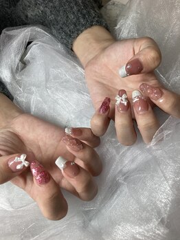 ジェムネイル(gem nail)/10本アート