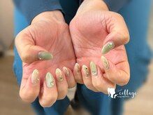 ネイルコテージ(Nail cottage)/マグネット×ストーンネイル
