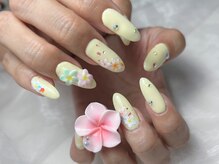 ポピネイル アカバネテン(popi nail)の雰囲気(最新ネイルもおまかせでこんなに可愛く…パーツも豊富にご用意)