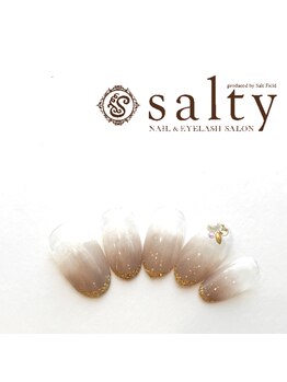 ネイルアンドアイラッシュサロン ソルティ 寺田町(salty)/グラデーションネイル