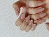 ガラスフレンチネイル♪ パラジェルあり