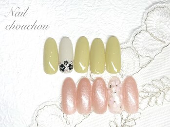 ネイルシュシュ 橋本店(nail chou chou)の写真/人気の春の定額ネイルB¥5980(自店オフ無料)が、今ならご新規様限定¥5000(オフ無料)に♪