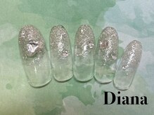 ディアナ ひたちなか高場店(DIANA)/定額ネイル　7700円　A‐159
