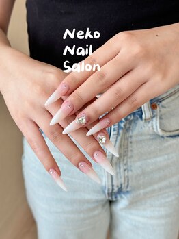 ネコ(Neko)/カラグラ 乳白 長さだし