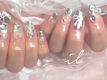 イル 神戸店/ミラー×グラデーション×リボン