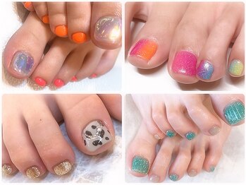 エムズネイル 福井店の写真/サンダルの季節♪ハンドと同時施術もOK！時短で手足キレイになれる♪清潔感UPのフットケアのみも◎