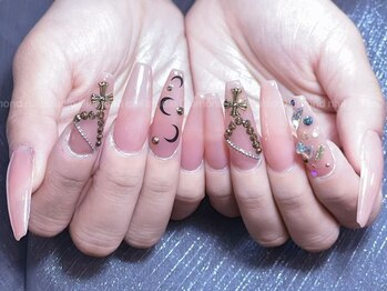 ダイアモンドネイルスタジオ 新宿店(Diamond Nail Studio)/持ち込みデザイン4本
