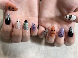 ハロウィンネイル