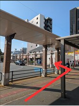 ケイトステージラッシュ 香椎店/西鉄ストア側へ歩きます♪