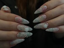 シェリーラメール 新宿店(cherie la mer)/花柄ネイル