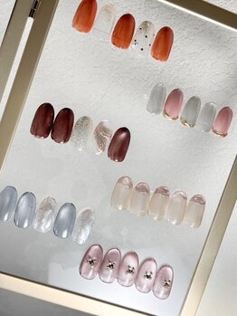 モコモコネイル(mokomoko nail)の写真/洗練された大人の指先を上品デザイン◎シンプル専門店だからこそ叶う。静かな空間でゆったりと過ごせます。