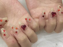 シャイン 船橋(Shine)/赤ハートネイル★[船橋]