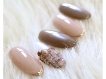 ビーエスネイル 金山店(bs-nail)/うるちゅんマグ×秋ツイード