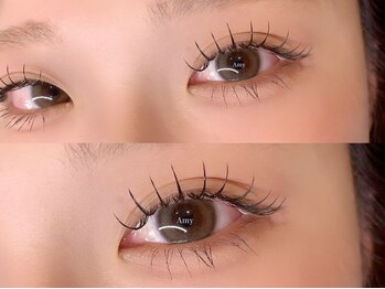 エイミー 京橋店(Amy)の写真/【カラーエクステで垢抜け＊】ライト、ダーク、レッドの3色のブラウンから選べる♪目元に抜け感をプラス＊