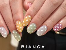 ビアンカ 栄店(Bianca)/韓国っぽいくすみカラー×ドット