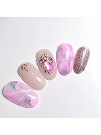 ニュアンスピンクネイル