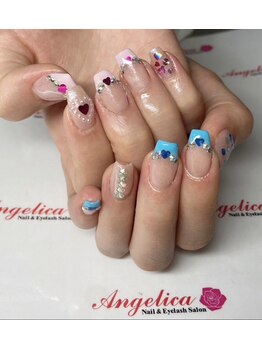 ネイルサロン アンジェリカ(Angelica)/No.73 ハートフレンチネイル