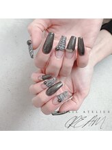 クリーム(Nail Atelier CREAM)/ツイード