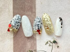 キラキラ×ツイード