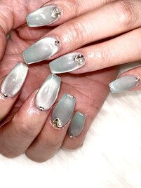 水光マグネットネイル☆