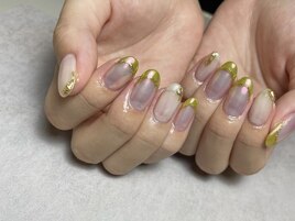 ミラー*フレンチネイル