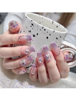 クイーンズビューティーサロン 新宿本店(Queen's beauty salon)/チップ長さ出し10本やり放題