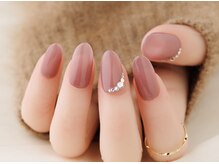 エムスラッシュ ソル センター南(M.SLASH SOL)/秋の似合わせワンカラーネイル