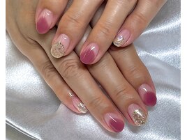 ぬりかけニュアンスネイル