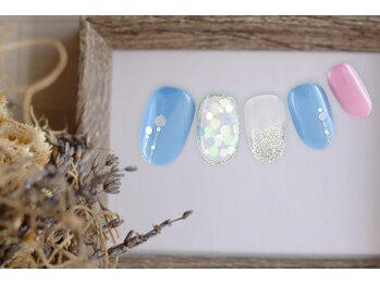 ファストネイル 新宿店(FAST NAIL)/紫陽花　埋め尽くし　【11271】