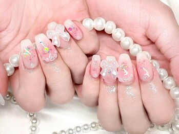 リステン(Lis 10)/[トレンド]チークネイル×リボン