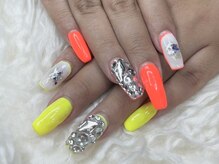 ジュジュル 稲毛本店(jujur)/蛍光カラーネイル