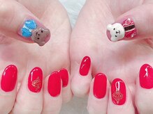 アップネイル/痛ネイル　キャラクターネイル