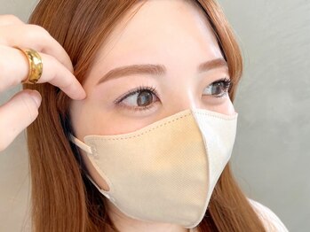 レイン 大阪本町店(Rain)の写真/似合わせ眉・まつげのデザイン提案ならRainへお任せ☆自然なぱっちりeyeでどの角度からでも可愛い目元へ♪