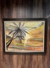 asian relaxation villa 鹿嶋店/入口のシンボル画です。