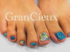 シェル埋め尽くしネイル