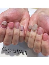 クリスタルネイル ボンベルタ橘店(CRYSTAL NAIL)/押し花ネイル